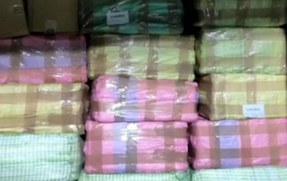 80 Lakhs Narcotics items Seized from a Courier Service vehicle at Khayerpur 